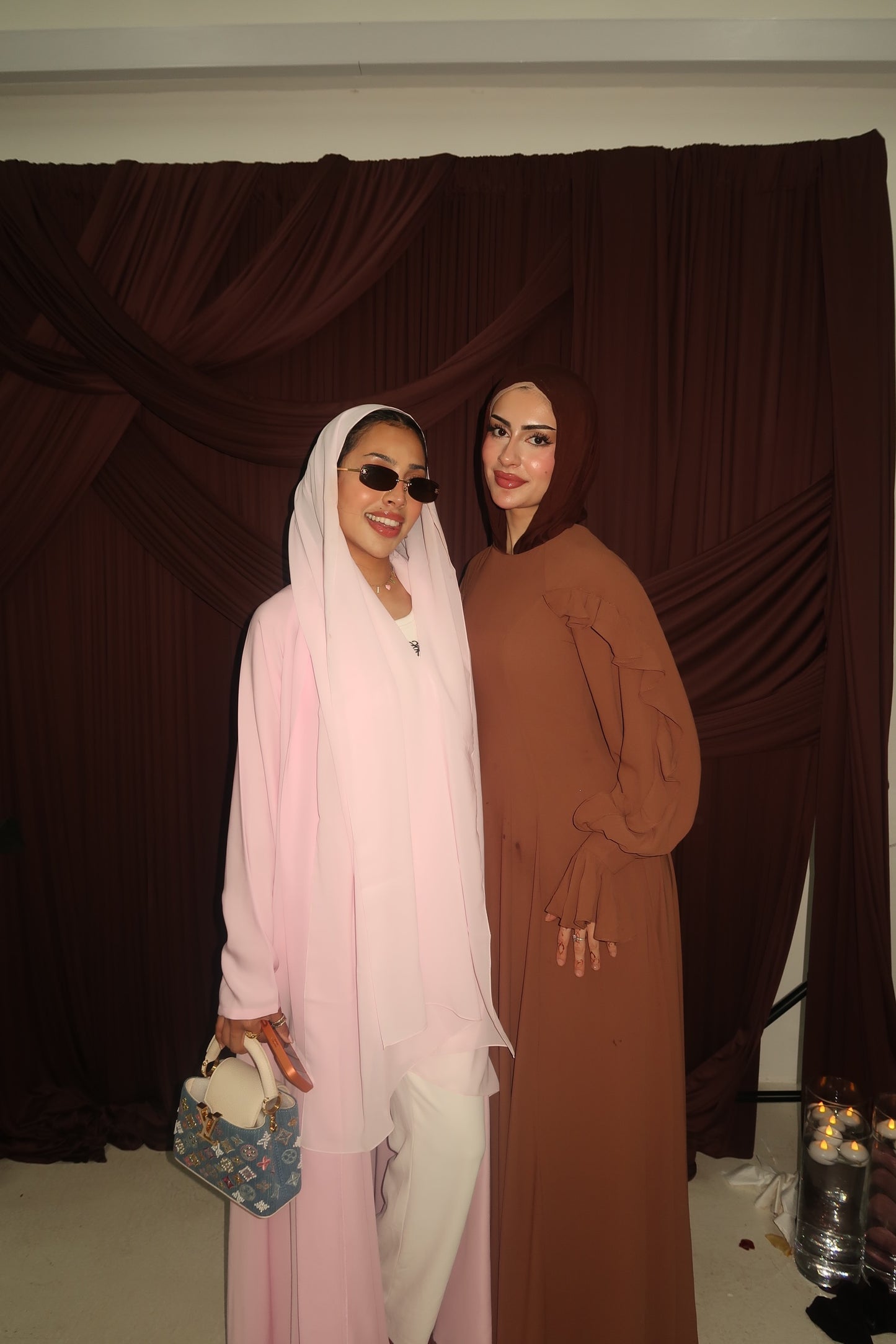 Baby pink abaya